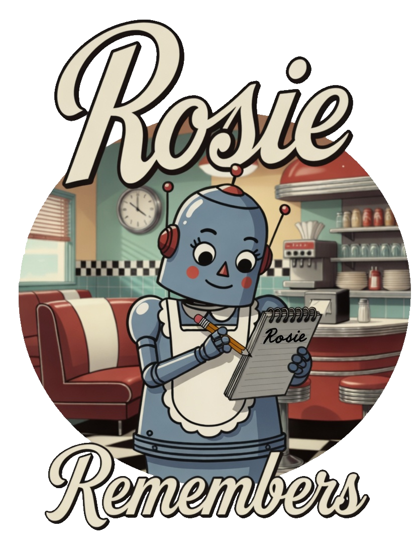 Rosie Remembers — a friendly retro robot waitress